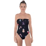 christmas buona befana Tie Back One Piece Swimsuit