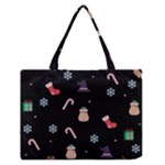 christmas buona befana Zipper Medium Tote Bag