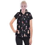 christmas buona befana Women s Button Up Vest