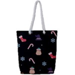 christmas buona befana Full Print Rope Handle Tote (Small)