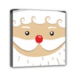 Santa Claus Face Mini Canvas 6  x 6  (Stretched)