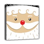 Santa Claus Face Mini Canvas 8  x 8  (Stretched)