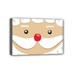 Santa Claus Face Mini Canvas 6  x 4  (Stretched)