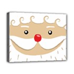 Santa Claus Face Canvas 10  x 8  (Stretched)