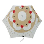 Santa Claus Face Mini Folding Umbrella