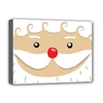 Santa Claus Face Deluxe Canvas 16  x 12  (Stretched) 