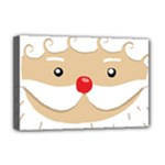 Santa Claus Face Deluxe Canvas 18  x 12  (Stretched)