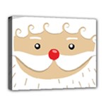 Santa Claus Face Deluxe Canvas 20  x 16  (Stretched)