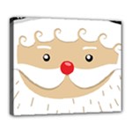 Santa Claus Face Deluxe Canvas 24  x 20  (Stretched)