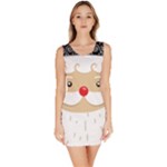 Santa Claus Face Bodycon Dress