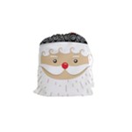 Santa Claus Face Drawstring Pouch (Small)