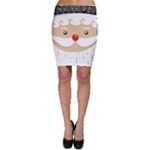 Santa Claus Face Bodycon Skirt