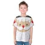 Santa Claus Face Kids  Cotton Tee