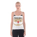 Santa Claus Face Spaghetti Strap Top