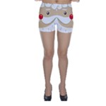 Santa Claus Face Skinny Shorts