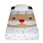 Santa Claus Face Fitted Sheet (Single Size)