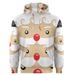 Santa Claus Face Men s Pullover Hoodie