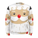 Santa Claus Face Men s Sweatshirt