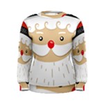 Santa Claus Face Women s Sweatshirt