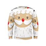 Santa Claus Face Kids  Sweatshirt