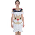 Santa Claus Face Short Sleeve Nightdress