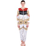 Santa Claus Face OnePiece Jumpsuit (Ladies)