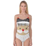 Santa Claus Face Camisole Leotard 