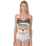 Santa Claus Face Princess Tank Leotard 