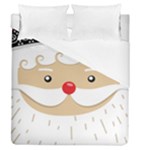 Santa Claus Face Duvet Cover (Queen Size)