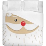 Santa Claus Face Duvet Cover (King Size)