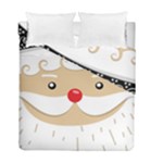 Santa Claus Face Duvet Cover Double Side (Full/ Double Size)