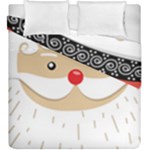 Santa Claus Face Duvet Cover Double Side (King Size)