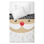 Santa Claus Face Duvet Cover Double Side (Single Size)