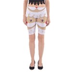 Santa Claus Face Yoga Cropped Leggings