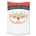 Santa Claus Face Large Tapestry