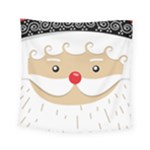 Santa Claus Face Square Tapestry (Small)