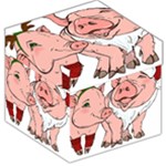 ugly christmas pig Storage Stool 12 