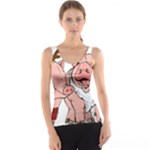 ugly christmas pig Tank Top