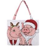 ugly christmas pig Mini Tote Bag