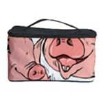 ugly christmas pig Cosmetic Storage Case