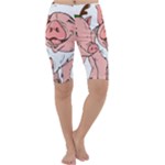 ugly christmas pig Cropped Leggings 