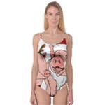 ugly christmas pig Camisole Leotard 