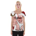 ugly christmas pig Cap Sleeve Top