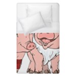 ugly christmas pig Duvet Cover (Single Size)