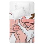 ugly christmas pig Duvet Cover Double Side (Single Size)