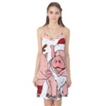 ugly christmas pig Camis Nightgown 