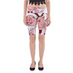 ugly christmas pig Yoga Cropped Leggings