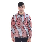 ugly christmas pig Windbreaker (Men)