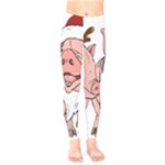 ugly christmas pig Kids  Legging