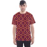 halloween hotel carpet Men s Sports Mesh Tee